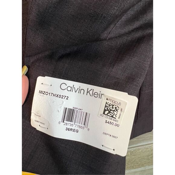 Calvin Klein NWT MENS SKINNY FIT Suit Jacket Blazer size 36R - Picture 9 of 12